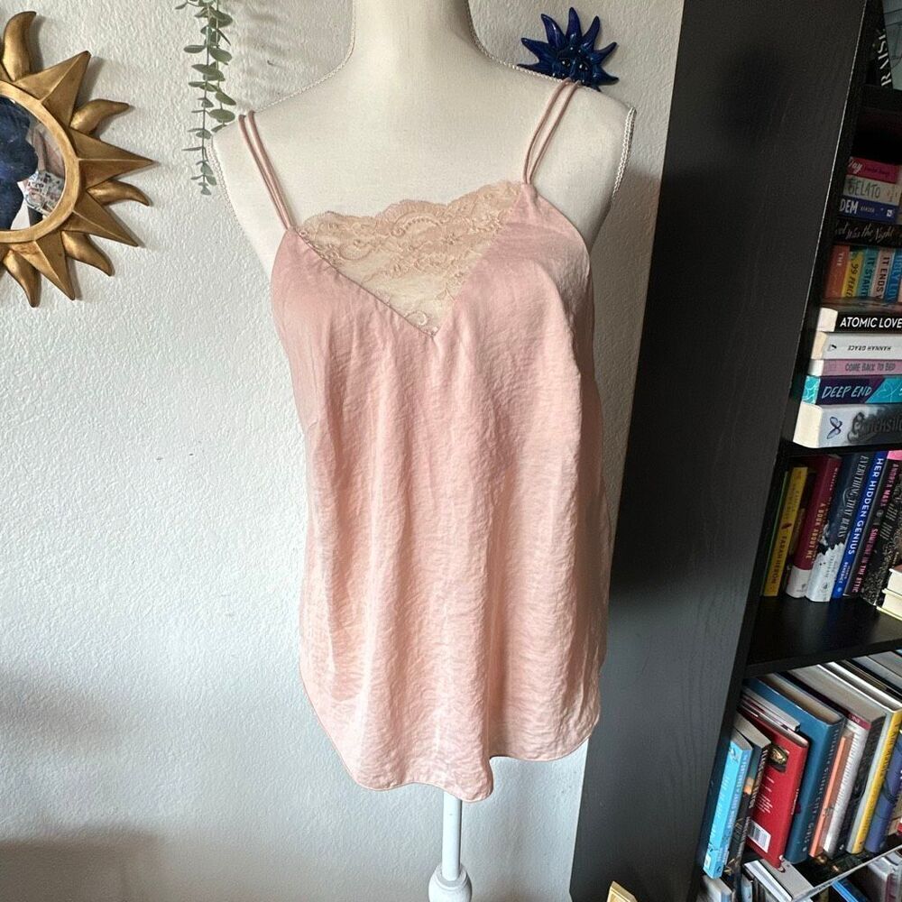 H&M Size 8 light Pink Satin Blouse